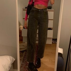 Nasty gal wide leg baggy jeans
